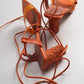 Tanya - Orange Block Heel Sandal (Women)