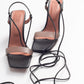 Tanya - Black Block Heel Sandal (Women)