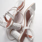 Tanya - White Block Heel Sandal (Women)