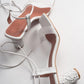 Tanya - White Block Heel Sandal (Women)