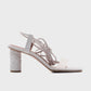 Tanya - White Block Heel Sandal (Women)