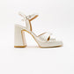 Henry - Ecru Platform Heel Shoe (Women)