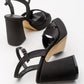 Henry - Black Platform Heel Shoe (Women)