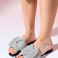 Obre - Black Embellished Slide (Women)
