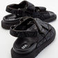 MELLOM Black Embellished Sandal (Women)
