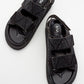 MELLOM Black Embellished Sandal (Women)
