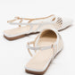 Brace White Mesh Flat Sandal (Women)