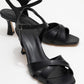Melin - Black Cross-Strap High Heel Pump (Women)