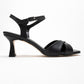 Melin - Black Cross-Strap High Heel Pump (Women)
