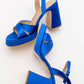 Lello - Cobalt Satin Platform Heel Shoe (Women)
