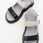 Tedy - Black-Grey Patterned Sandal (Women)