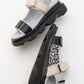 Tedy - Black-Grey Patterned Sandal (Women)