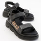 Tedy - Black Patterned Sandal (Women)