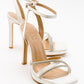 Osea - Ecru Satin Jeweled High Heel Evening Shoe (Women)