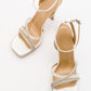 Osea - Ecru Satin Jeweled High Heel Evening Shoe (Women)
