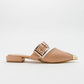 Jenni - Beige Buckle Slide (Women)