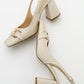 Forlev - Ecru Beige Heeled Shoe (Women)