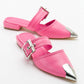 Jenni - Pink Buckle Slide (Women)
