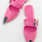 Jenni - Pink Buckle Slide (Women)