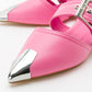 Jenni - Pink Buckle Slide (Women)