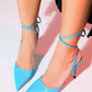 Bonje - Blue Pointed Toe Stiletto (Women)