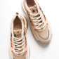 65100 - Beige Patterned Sneaker (Women)
