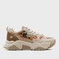 65100 - Beige Patterned Sneaker (Women)