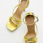 Shelp - Light Green High Heel Shoe (Women)