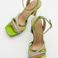 Osea - Green Embellished High Heel Evening Shoe (Women)