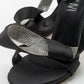 Pares - Black Satin Heeled Shoe (Women)