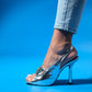 Olney - Silver Heeled Shoe (Women)