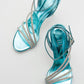 Leedy - Blue Heeled Shoe (Women)