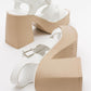 Prek - White Heeled Sandal (Women)