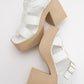 Prek - White Heeled Sandal (Women)
