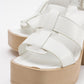 Prek - White Heeled Sandal (Women)