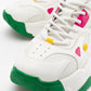 Lecce - White Green Multi Sneaker (Women)