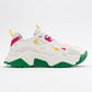 Lecce - White Green Multi Sneaker (Women)