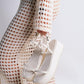 Lina - Ecru Beige Platform Sandal (Women)