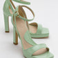 Mersia - Green Patent High Heel Pump (Women)