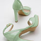 Mersia - Green Patent High Heel Pump (Women)