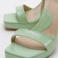 Mersia - Green Patent High Heel Pump (Women)