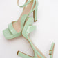 Mersia - Green Patent High Heel Pump (Women)