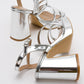Heas Silver Platform Sandal (Women)