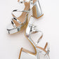 Heas Silver Platform Sandal (Women)
