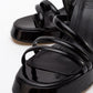 Heas Black Platform Sandal (Women)