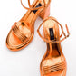Posse - Orange Metallic Heeled Shoe (Women)