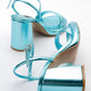 Posse - Baby Blue Metallic Heeled Shoe (Women)
