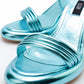 Posse - Baby Blue Metallic Heeled Shoe (Women)