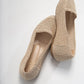 Mira Cream Beige Knit Ballet Flat (Women)