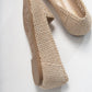 Mira Cream Beige Knit Ballet Flat (Women)